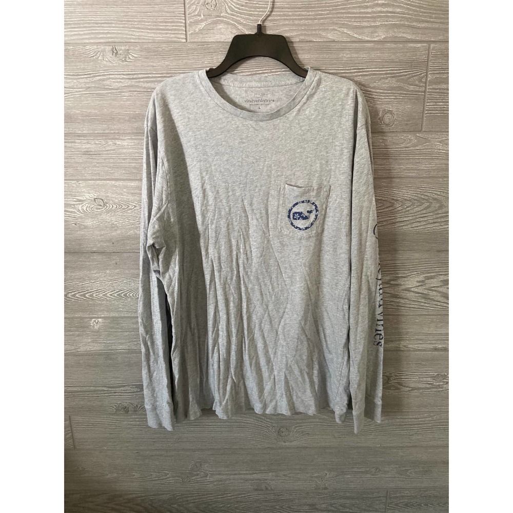 Vineyard vines gray long sleeve‎ shirt size L men’s